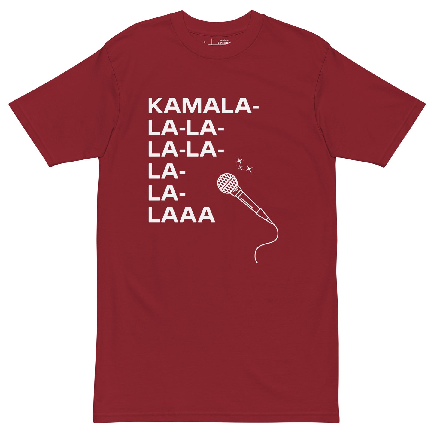 Kamala Karaoke (white print) Premium Tee